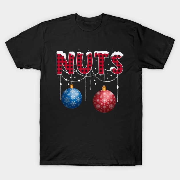 Chest Nuts Christmas Matching Couple Chestnuts T-Shirt by fenektuserslda